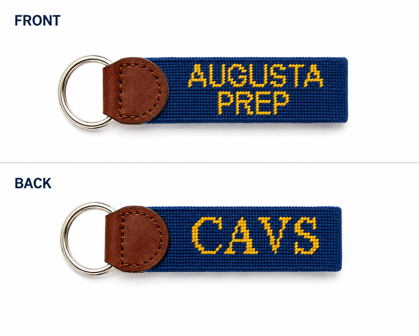 Needlpoint key fob