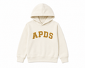 Girls Slightly Cropped Sweatshirt - Cream/Gold