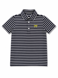 Boys polo - black stripe