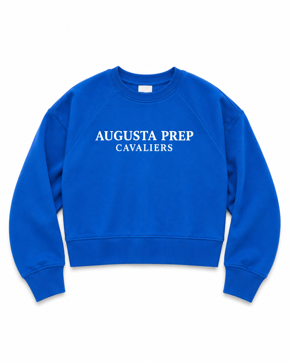 Women's cropped sweatshirt - BLUE