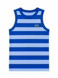 girls tank top - blue stripe