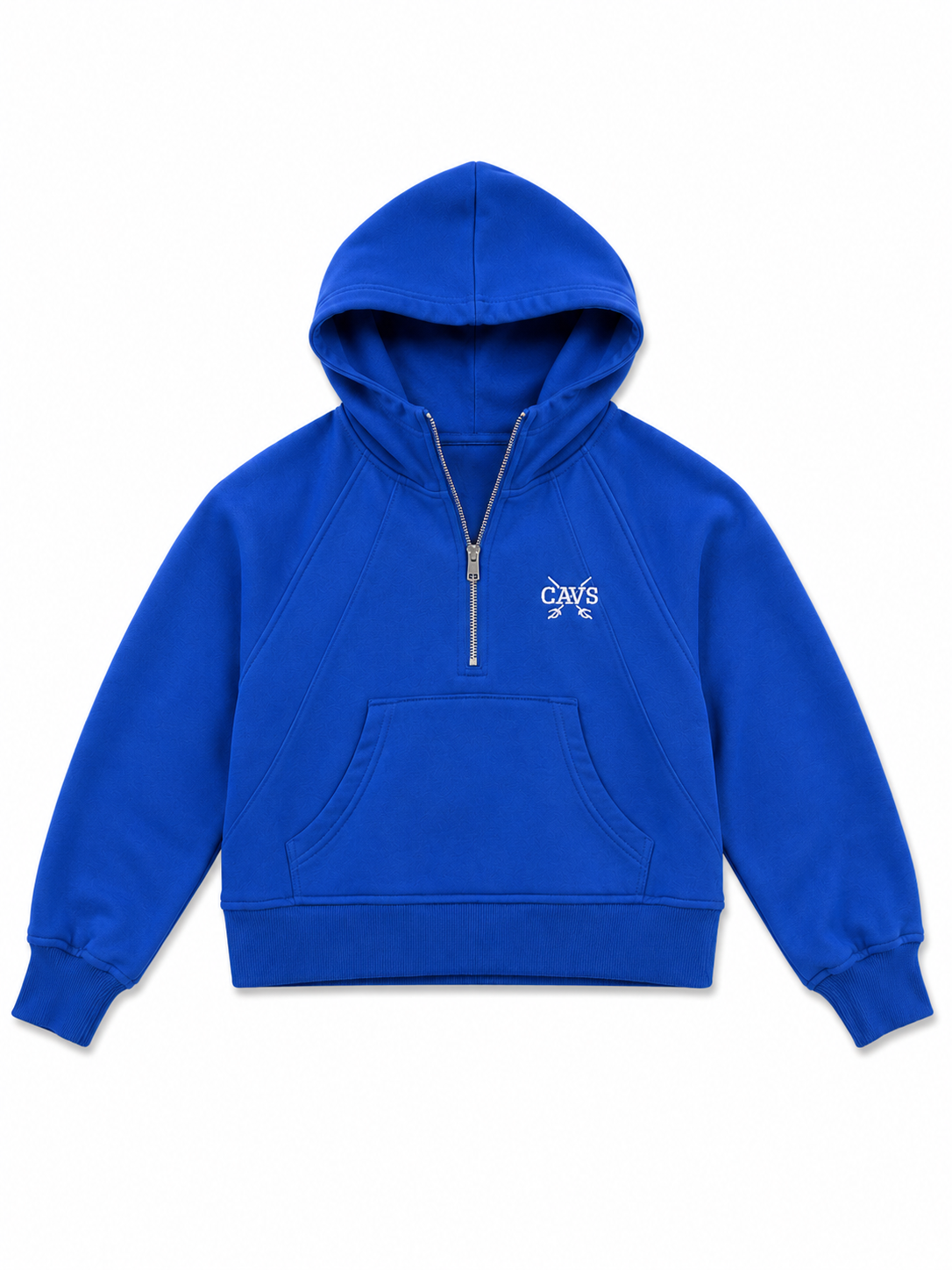 Girls half zip sweatshirt - BLUE