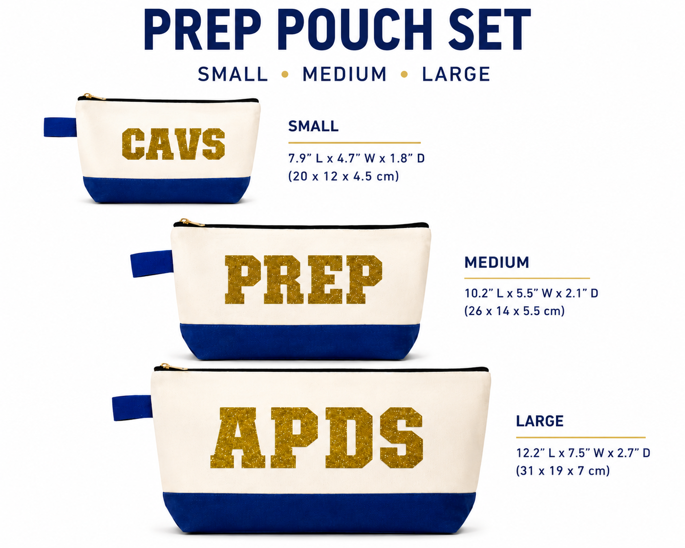 Zip Canvas Bag Prep