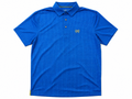 Men's polo in blue pattern