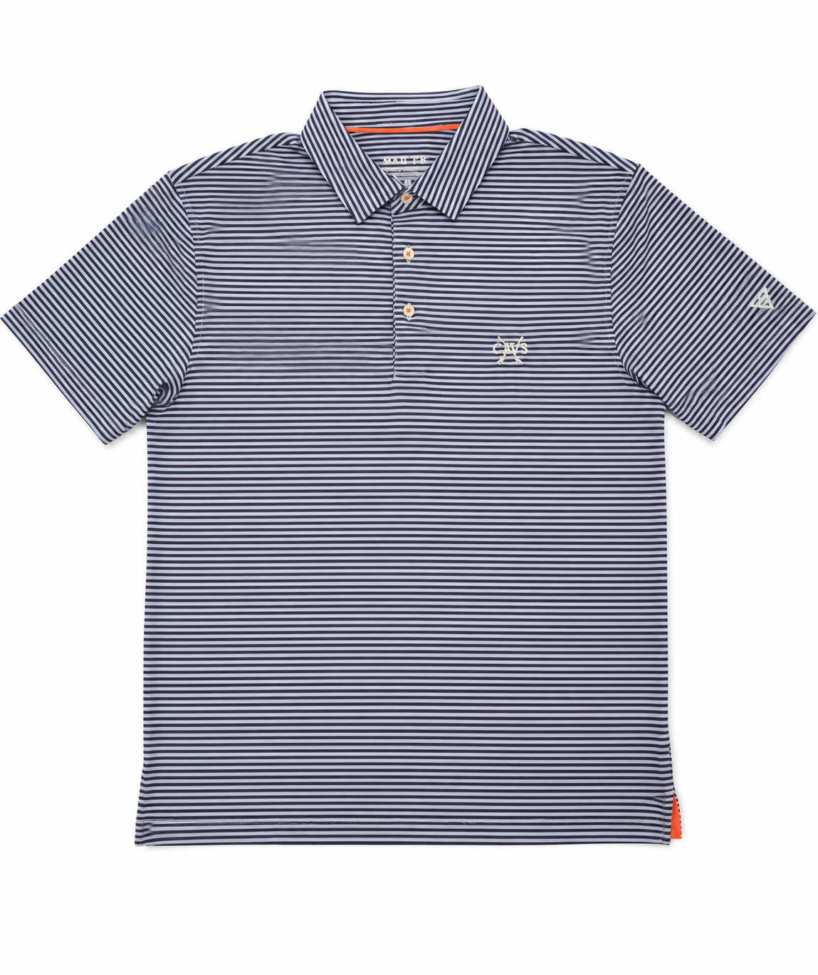 Men's polo in blue stripe