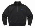 Women's black quarter zip