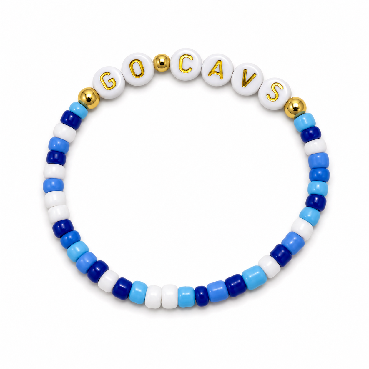 Beaded stretch friendship bracelet